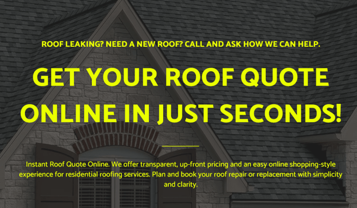 Instant Roof Quote Online | #1 Best In Residential Roofing..