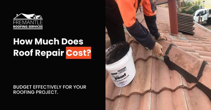 How Much To Repair A Roof